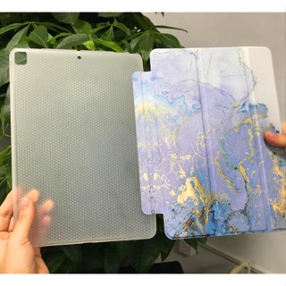 เคสแท็บเล็ตหนัง PU TPU แบบนิ่ม ลายหินอ่อน สําหรับ iPad 9th 8th 10.2 นิ้ว 2019 Air 3 Pro 10.5 iPad 10 2022 10.9