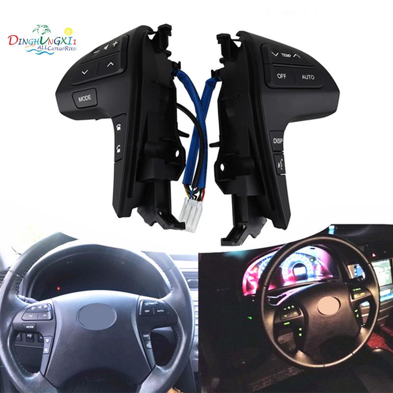 พวงมาลัยปุ่มควบคุมเสียงสวิตช์ Cruise Control สําหรับ Toyota Hilux Vigo Corolla Camry Highlander Inno