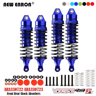 RC Damper โช้คอัพ 4Pc ด้านหน้าและด้านหลัง ARA330722 ARA330723 รถ RC โลหะทั้งหมด 1/10 VORTEKS 4WD 3S ARA4305V3T3 รถบรรทุก STADIUM