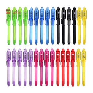 30 PCS Invisible Ink Pens Magic Pen Disappearing Ink Pen with UV Light Party Bag Fillers for Kids