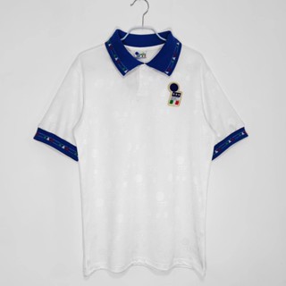 เสื้อกีฬาแขนสั้น ลายทีมชาติฟุตบอล Italy Away 1994 Season S-XXL ชุดเยือน สไตล์วินเทจ แห้งเร็ว สําหรับผู้ชาย