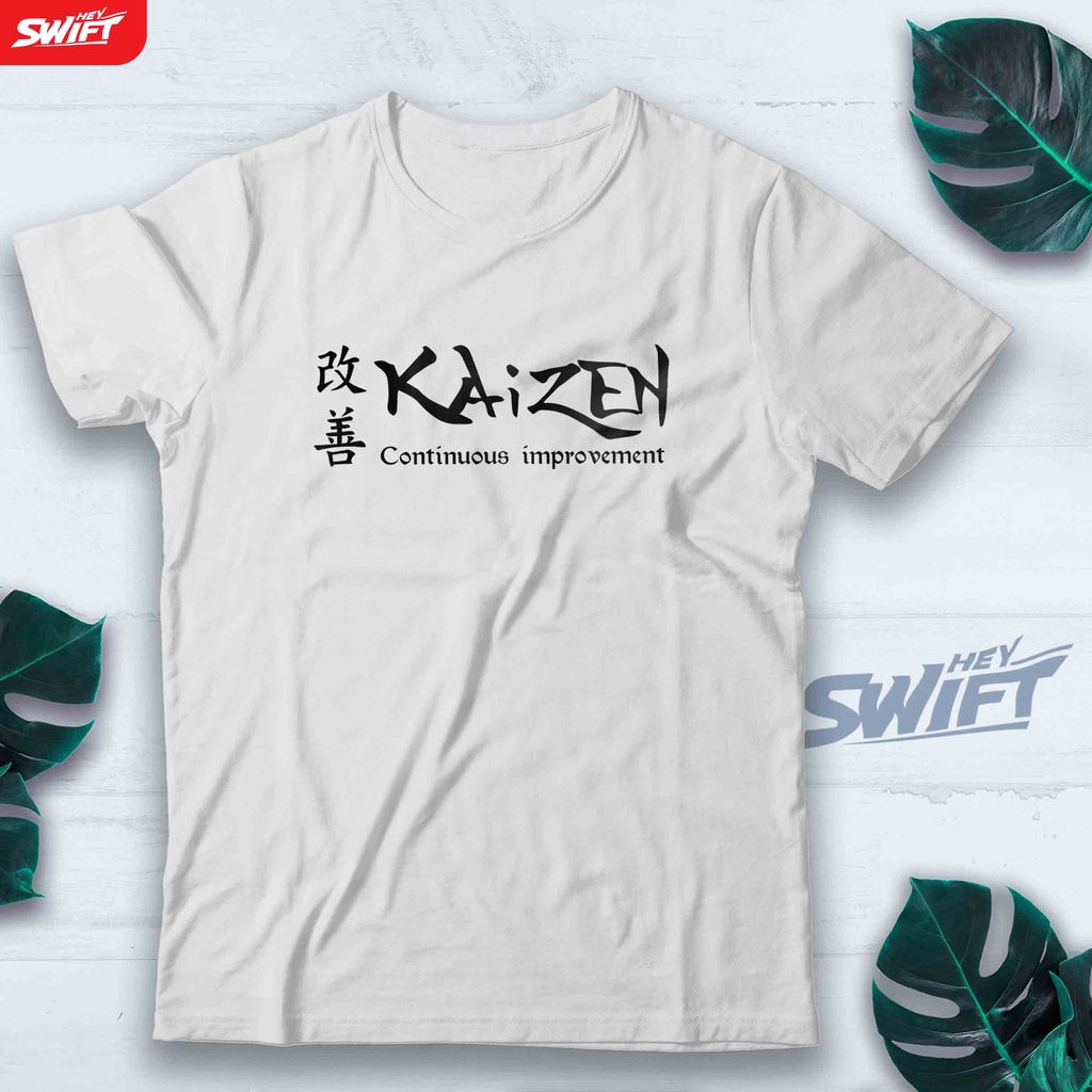 เสื้อยืด พิมพ์ลาย Kaizen Kapan kanji สไตล์ญี่ปุ่น