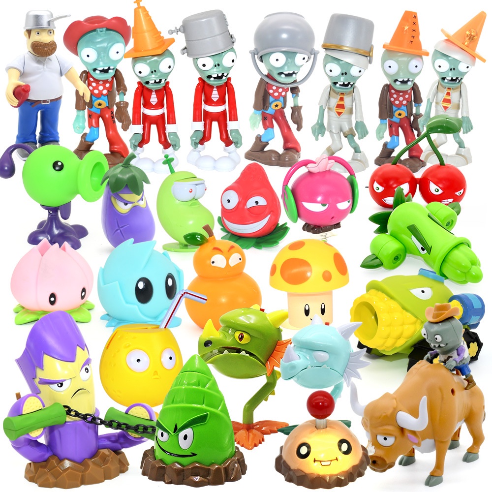 [พร้อมส่ง] Plants vs. Zombies โมเดลตุ๊กตาซอมบี้ แบบมือเดียว เรืองแสงได้ ของเล่นสําหรับเด็ก