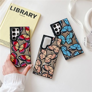 CASETIFY【ผีเสื้อสวย】เคสโทรศัพท์มือถือ Tpu กันกระแทก สําหรับ Samsung Galaxy S23 Ultra S23 Plus S22 Ultra