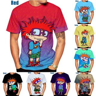 ขายดี! ใหม่ เสื้อยืดลําลอง แขนสั้น พิมพ์ลาย Rugrats 3D โอเวอร์ไซซ์ โอเวอร์ไซซ์ แฟชั่น สําหรับผู้ชาย ผู้หญิง XS~5XL