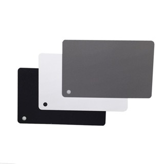 กรอบทะเบียนรถมอเตอร์ไซค์ แผ่นวัดแสง การ์ดวัดแสง Grey Card เทากลาง 18%