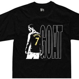 [S-5XL]Ronaldo เสื้อยืดลําลอง แขนสั้น พิมพ์ลาย Cristiano CR7 Real Juventus Manchester Portugal แฟชั่นฤดูร้อน สําหรับผู้ช