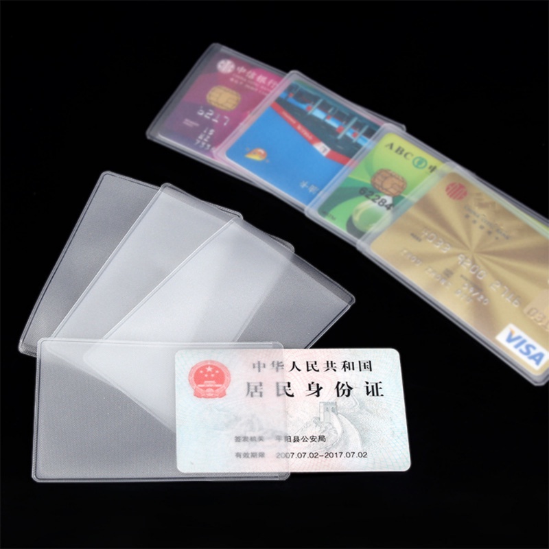 10 ชิ้น กันน้ํา PVC ใส ที่ใส่บัตรประชาชน / เคสใส่บัตร พลาสติก ป้องกัน ปลอกการ์ดแม่เหล็ก ราคา ถูกที่สุด ดีลบีเคเค แกลเลอรีภาพที่ 3