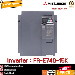 Inverter Mitsubishi FR-E740-15K ,20HP 15KW 3PH 380V