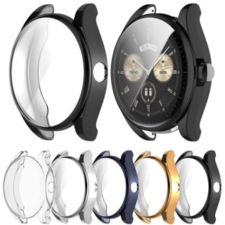 ฝาครอบป้องกัน แบบเต็ม สําหรับ Huawei watch buds Smartwatch ชุบ TPU เคสป้องกัน กรอบ