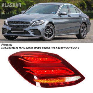 Alaskar ไฟท้ายซ้าย Led A2059060357 สําหรับ C‐Class W205 Sedan Pre Facelift 2015‐2018