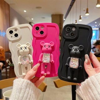 เคสนิ่ม ลายคลื่น สําหรับ OPPO A15S A52 A92 A35 A83 A7 A5S A12 A11K F9 A1 Pro A96 A76 A36 F1S Reno 3 9 VIVO Y83 Y81 V9 Y93 Y91C Y95 Y21S Y21A Y21E Y21T Y15S Y15A Y50 Y30i V15 V23 V25 V27