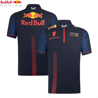 เสื้อกีฬาแขนสั้น ลายทีม Oracle Red Bull F1 2023 และ 1# เสื้อโปโล แขนสั้น พิมพ์ลายทีม Verstappen เหมาะกับฤดูร้อน สําหรับผู้ชาย และผู้หญิง