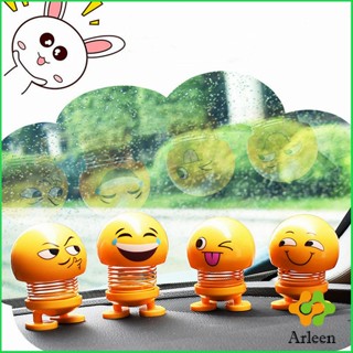 บูรทูธรถยนต์ Arleen ตุ๊กตาอิโมจิ ตุ๊กตาส่ายหัว ตกแต่งรถภายใน Emoji ตุ๊กตาส่ายหัวได้ ประดับยนต์ Car decoration