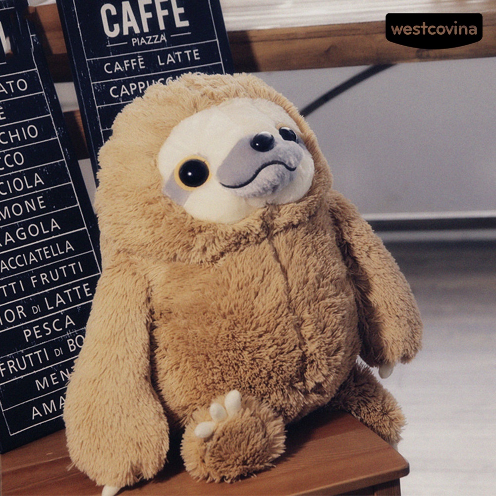 [COD] ตุ๊กตาสัตว์สลอธน่ารัก ขนาด 40 ซม. สําหรับตกแต่งบ้าน โซฟา เตียง