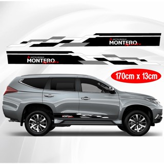 สติกเกอร์ไวนิล ลาย MITSUBISHI MONTERO SPORTS BODY DECALS สําหรับ MONTERO x2