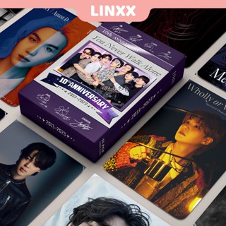 Linxx โปสการ์ดอัลบั้มรูปภาพ BTS 10TH ANNIVERSARY Kpop 55 ชิ้น