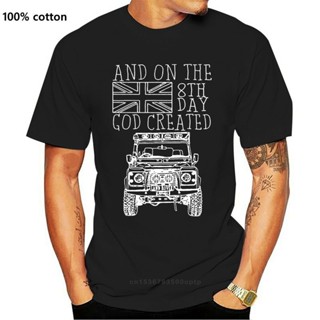 เสื้อยืดคอกลม แขนสั้น แบบนิ่ม ระบายอากาศ พิมพ์ลาย 8o Day God Created Rover Farm Land Off Road Premium Dtg 2021