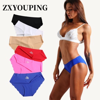 กางเกงชั้นใน เอวต่ํา ไร้รอยต่อ พลัสไซซ์ สําหรับผู้หญิง S-XXL【ZXYOUPING】