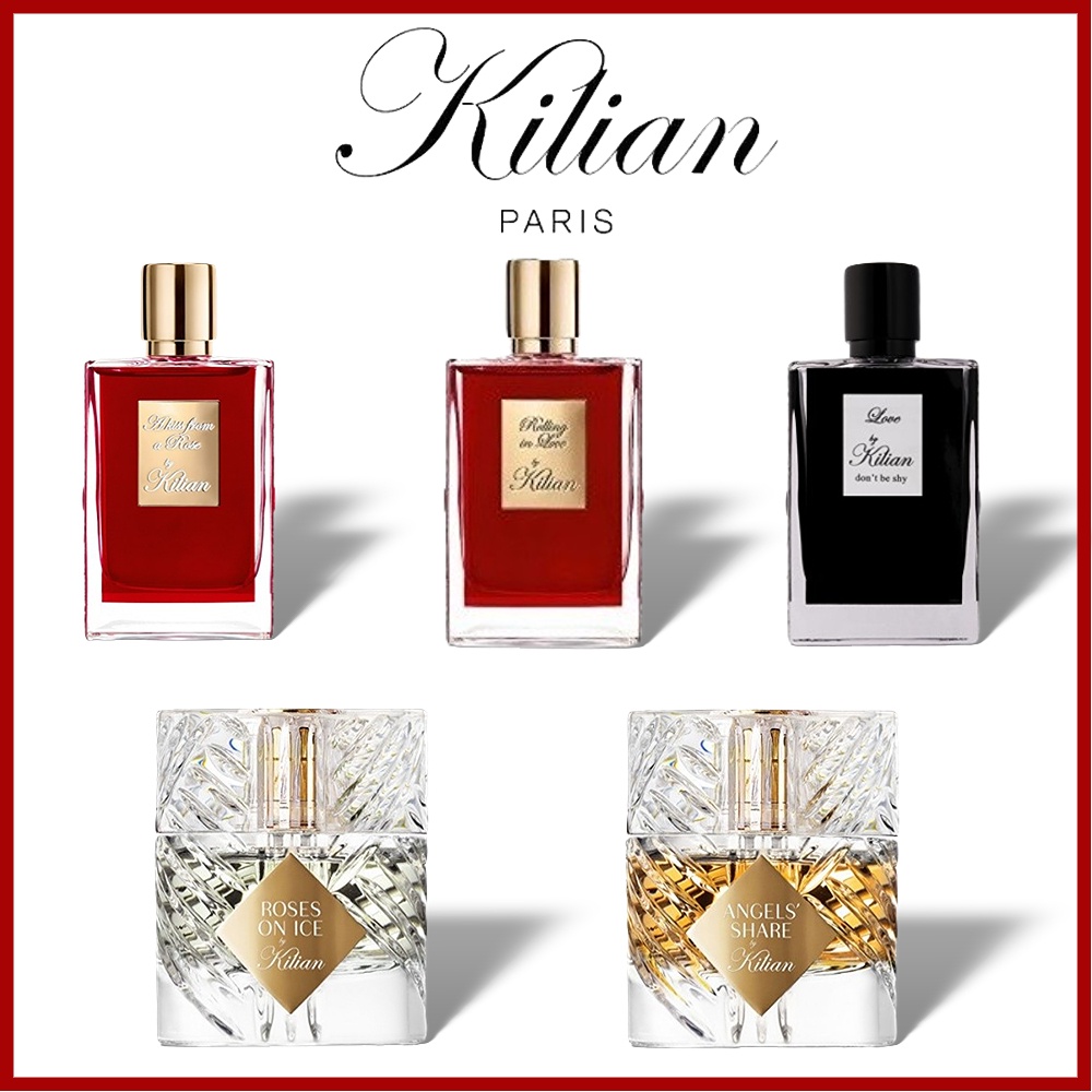 พร้อมส่ง แท้ % Kilian Rolling in Love & A Kiss from a Rose & Angels' Share & Love Don't Be Shy 5ml EDP