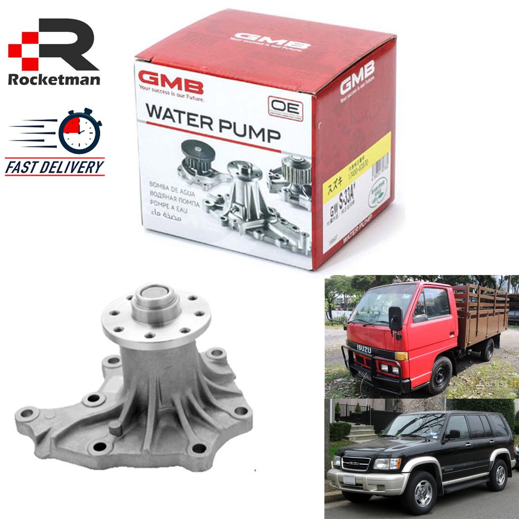 GMB WATER PUMP ISUZU NHR TROOPER 3.1 RODEO (GWIS-25A)