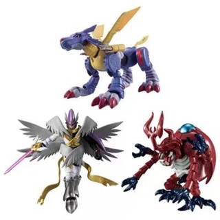 พร้อมส่ง Bandai SHODO Digimon Palm 1 Battle Tyrannosaurus Heavenly Girl Omega 3 Sacred God Beast 2