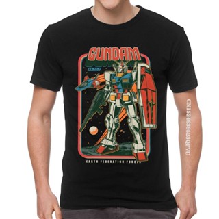 เสื้อยืดผ้าฝ้าย พิมพ์ลายหุ่นยนต์กันดั้ม Rx 78 2 Gundam Mech Robot Manga Mecha Japan Gunpla สําหรับผู้ชาย