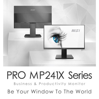 [ประกัน 3ปี] MSI MP241X VA Monitor, จอคอมพิวเตอร์ 23.8" 75Hz FullHD 1080p VESA, VGA HDMI1.4 - HITECHubon