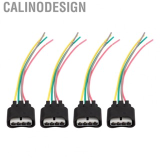 Calinodesign Ignition Coil Plug Wire Harness 4 Pins Ignition Coil Pigtail Connector Harness Kit for Cars