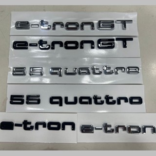 สติกเกอร์ตราสัญลักษณ์ ลายโลโก้ตัวอักษร e-tron GT สําหรับ Audi 55 quattro