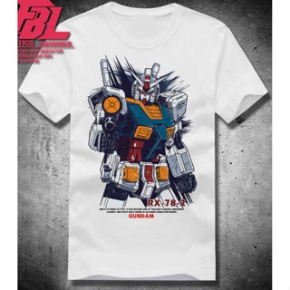 [S-5XL] เสื้อยืดลําลองแขนสั้นพิมพ์ลาย Gundam VS Gundam RX 78-2