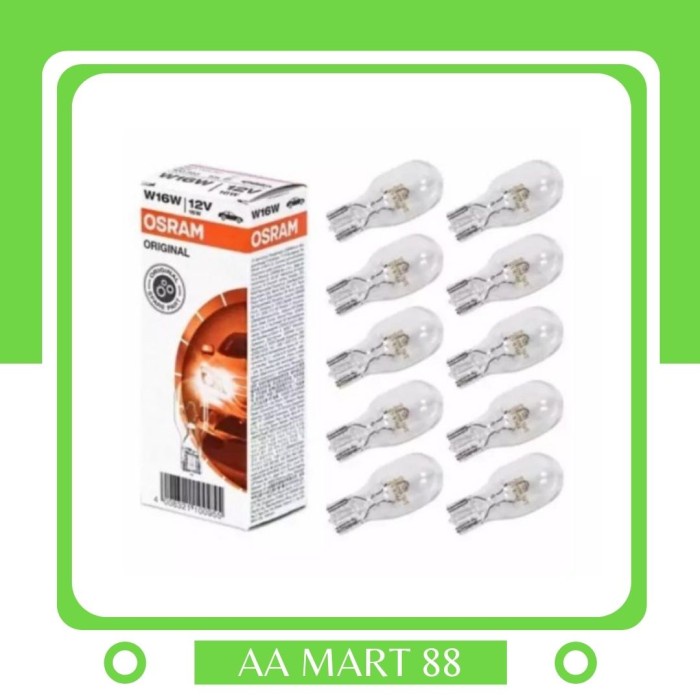 T15 12V W16W 16W Osram Original Reverse Plug-in Lamp