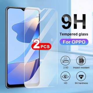 ฟิล์มกระจกนิรภัยกันรอยหน้าจอ HD สําหรับ OPPO Reno2 2 f 3 4 5 8 8T 4G 5G F5 F7 F9 F11 A9 F11 Pro