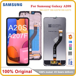 อะไหล่หน้าจอสัมผัส LCD 6.5 นิ้ว สําหรับ Samsung Galaxy A20S A207 Galaxy A207F A207M