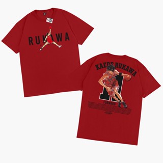 S-5XL Triangle Anime T-Shirt SLAM DUNK KAEDE RUKAWA AIR JORDAN Anime T-Shirt_08