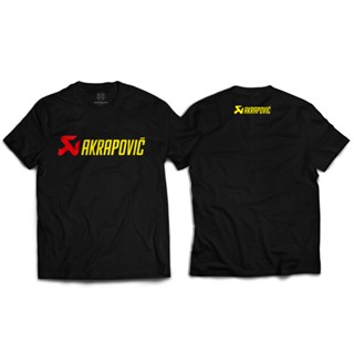 เสื้อซิ่ง AKRAPOVIC งานสกรีนพรีเมี่ยม ใส่สบายไม่ร้อน เสื้อยืด