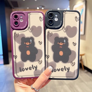 เคสนิ่ม ลายการ์ตูนหมีน่ารัก สําหรับ Infinix Hot 30 30i Note 10 11 10S 11S 12 12i 20 20S 10 Pro G96 G88 Smart 5 6 HD Tecno Spark 10 Pro 6 8C Pop 5 LTE GO Plus Play NFC 2023 เคส | Q025