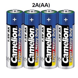 ถ่าน Camelion/GP ถ่าน 2A(AA) / 3A(AAA) / 9V  รุ่น Super Heavy Duty (1 Pack มี 4 ก้อน)