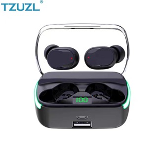 Tzuzl TWS M60 หูฟังบลูทูธ 5.3 ไร้สาย HiFi ลดเสียงรบกวน พร้อมไมโครโฟน สําหรับโทรศัพท์มือถือ