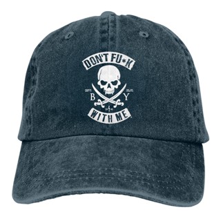 ใหม่ หมวกยีน ผ้าฝ้าย กันฝุ่น ใส่สบาย ลาย Dont Fuk With Me Pirate Skull Crossbones พลัสไซซ์ XQ