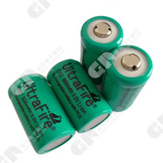 ที่ชาร์ทถ่าน CR2 ถ่านชาร์ท CR2 Li-ion 3.0V 800 mAh ถ่าน