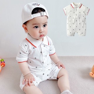 ชุดจั๊มสูทรอมเปอร์แขนสั้น ผ้าฝ้าย แฟชั่นฤดูร้อน สไตล์เกาหลี …