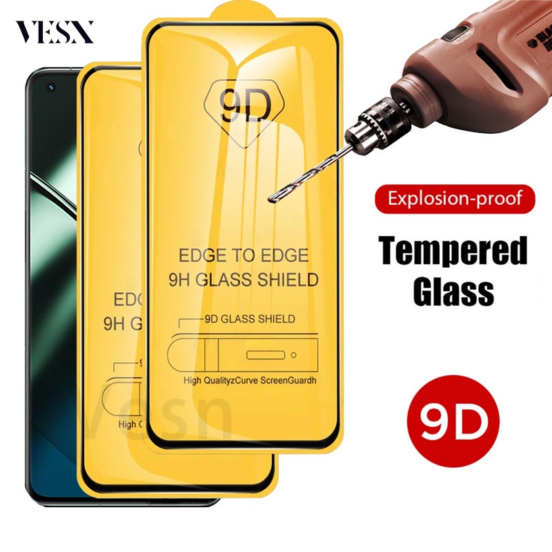 9D ฟิล์มกระจก เต็มจอ OnePlus ACE 5 Racing Ultra 3V 13R 10T 9 8T Pro 7T 7 6T 6 Nord 4 2T N10 N100 CE 