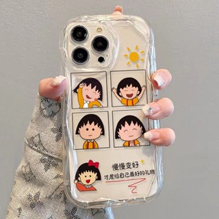 ✅เคสโทรศัพท์มือถือแบบนิ่ม ใส กันกระแทก ลายมารูโกะน่ารัก สําหรับ iPhone 14 13promax 12 11 7 8p xsxr AXN2