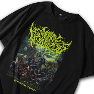 Kaos Band Valley Of the Headless - Of Madness Spawned Baju Metal T shirt Metal Kaos Band เสื้อยืดวงร็อค วง Baju Original Mushik Metal Punk โอเวอร์ไซซ์ วินเทจ เพลง ผู้ชาย ผู้หญิง กลางแจ้ง ทัวร์ พรีเมี่ยม Vol 254