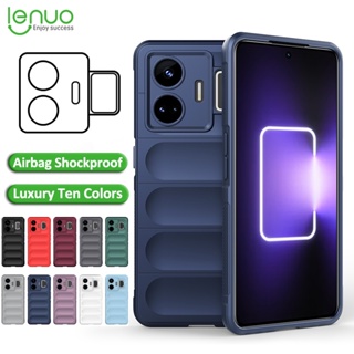 Lenuo เคสโทรศัพท์ ซิลิโคนนิ่ม กันกระแทก สีพื้น สําหรับ Realme GT Neo 5 Realme GT3