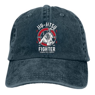 ใหม่ หมวกผ้ายีน ผ้าฝ้ายแท้ ลาย Sunhat In Jiu Jitsu We Trust Martial Arts Mma Ufc Fighter สไตล์ฮิปฮอป XQ