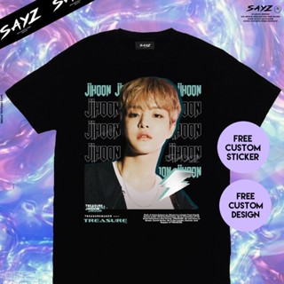 เสื้อวินเทจผญ Kaos Park Jihoon Treasure Kpop เสื้อยืดเกาหลี YG Teume MMm Chapther 3 ฮาราจูกุคัทซัม kaos kpopเสื้อยื_07