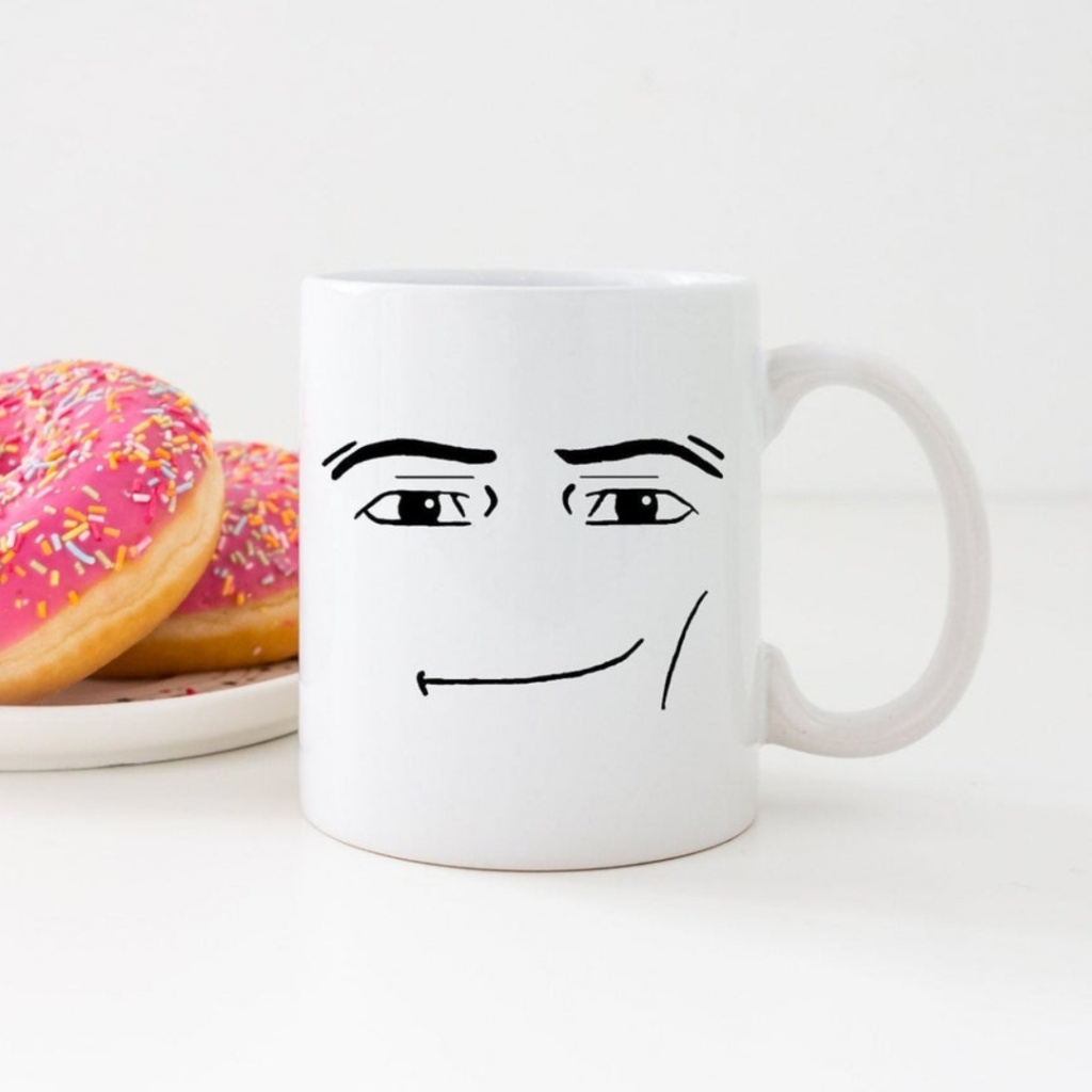 【มีสินค้า】แก้วกาแฟ ลาย Game Inspired man Face Mug น่ารัก ของขวัญวันเกิด สําหรับผู้ชาย และผู้หญิง