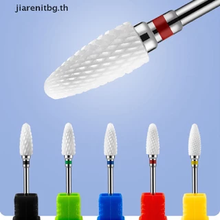 Renbg ดอกสว่านทังสเตน เซรามิค สําหรับตกแต่งเล็บไฟฟ้า 1 ชิ้น
